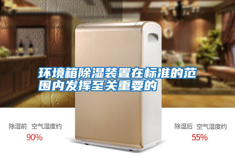 環(huán)境箱除濕裝置在標準的范圍內(nèi)發(fā)揮至關(guān)重要的