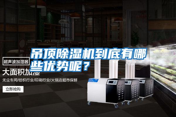 吊頂除濕機到底有哪些優(yōu)勢呢?