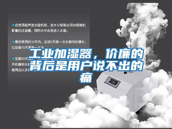 工業(yè)加濕器,價(jià)廉的背后是用戶說(shuō)不出的痛