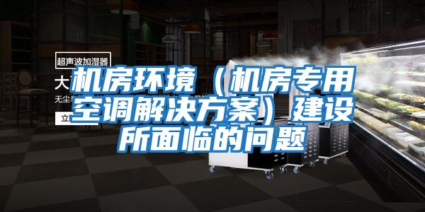 機(jī)房環(huán)境(機(jī)房專用空調(diào)解決方案)建設(shè)所面臨的問題