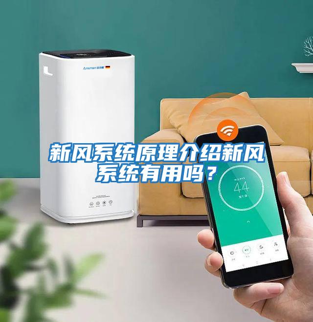 新風(fēng)系統(tǒng)原理介紹新風(fēng)系統(tǒng)有用嗎?