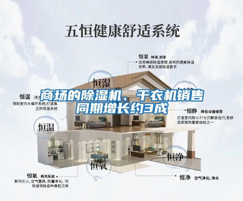 商場的除濕機(jī)、干衣機(jī)銷售同期增長約3成