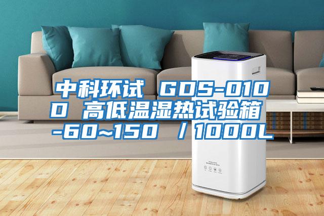 中科環(huán)試 GDS-010D 高低溫濕熱試驗(yàn)箱 -60~150℃/1000L