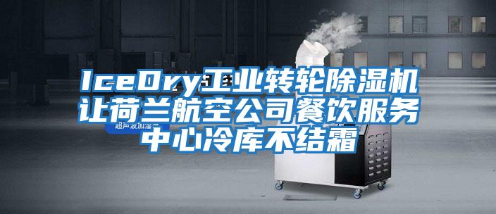 IceDry工業轉輪除濕機讓荷蘭航空公司餐飲服務中心冷庫不結霜