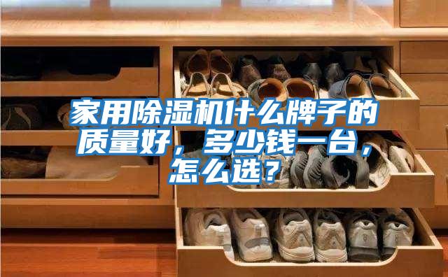 家用除濕機什么牌子的質量好，多少錢一臺，怎么選？