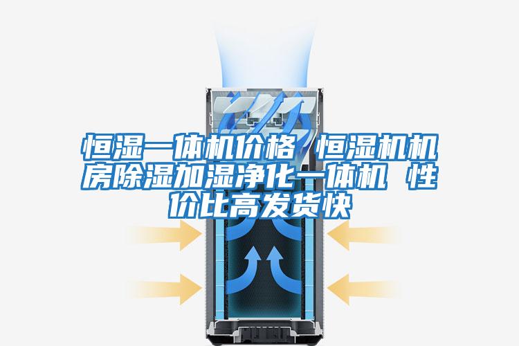 恒濕一體機價格 恒濕機機房除濕加濕凈化一體機 性價比高發貨快