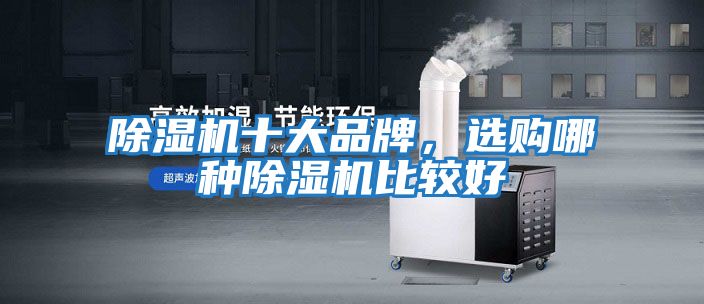 除濕機十大品牌，選購哪種除濕機比較好