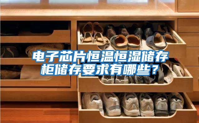 電子芯片恒溫恒濕儲存柜儲存要求有哪些？