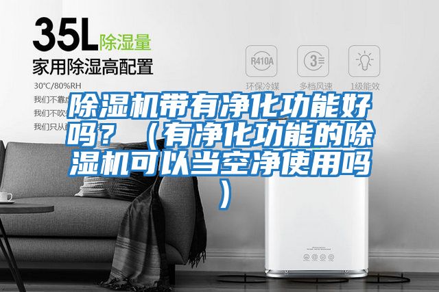 除濕機(jī)帶有凈化功能好嗎?(有凈化功能的除濕機(jī)可以當(dāng)空凈使用嗎)