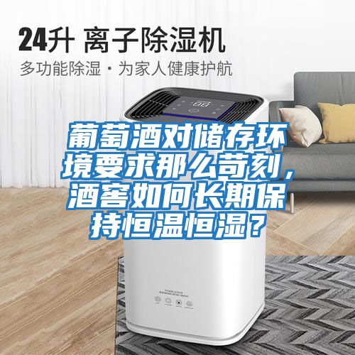 葡萄酒對儲存環(huán)境要求那么苛刻,酒窖如何長期保持恒溫恒濕?