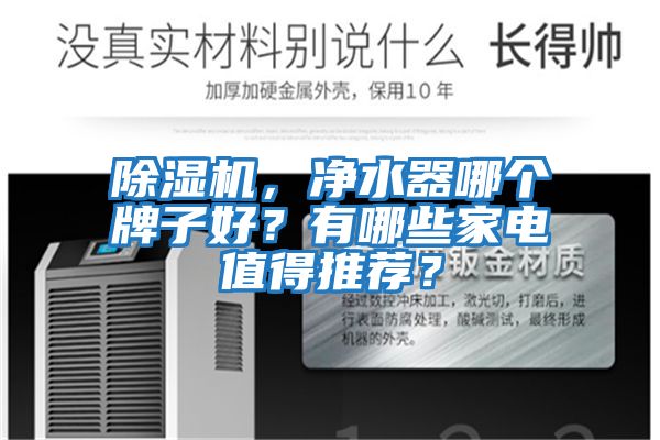 除濕機(jī)，凈水器哪個(gè)牌子好？有哪些家電值得推薦？